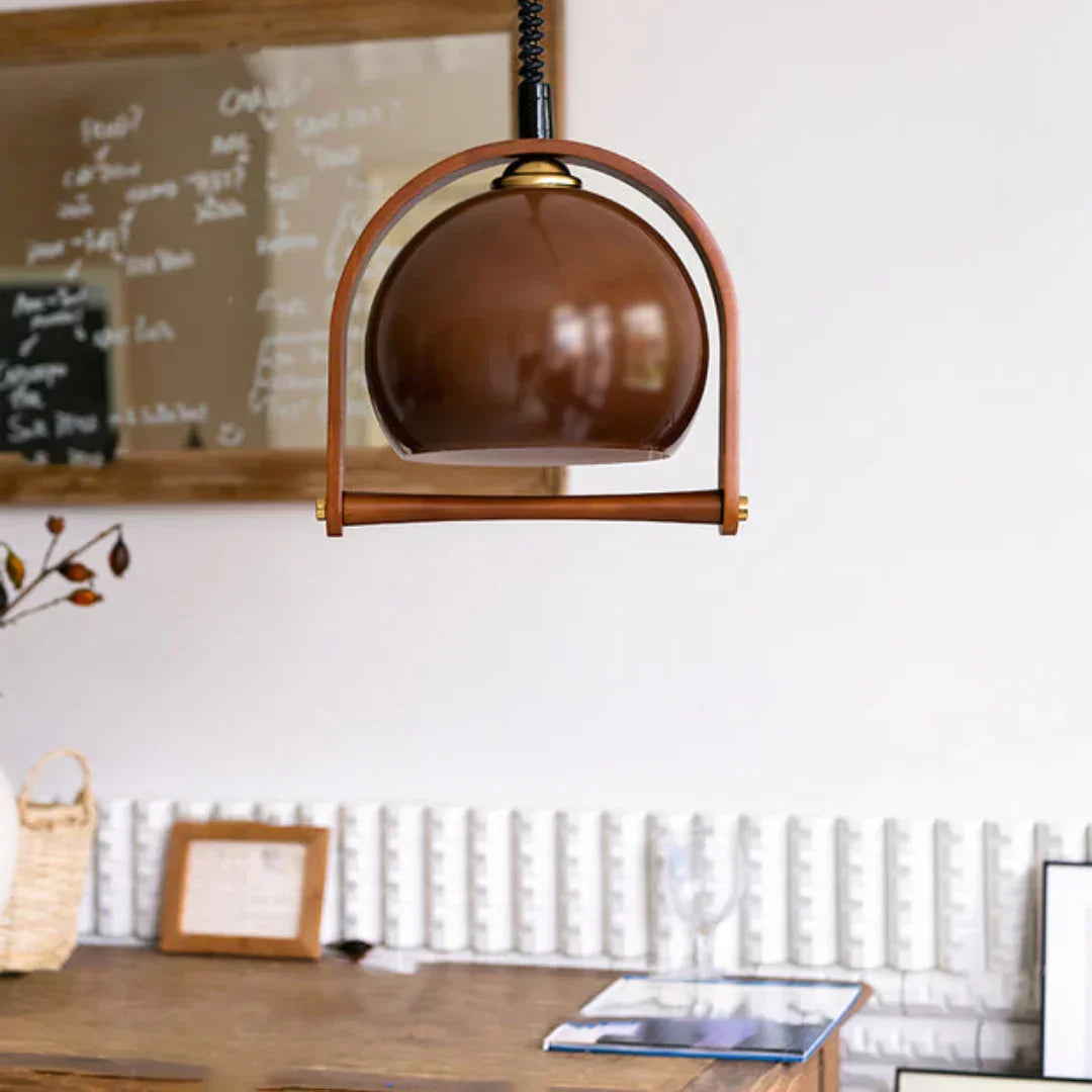 Pallade Coffee Glass Pendant Lamp – Glass detail 16