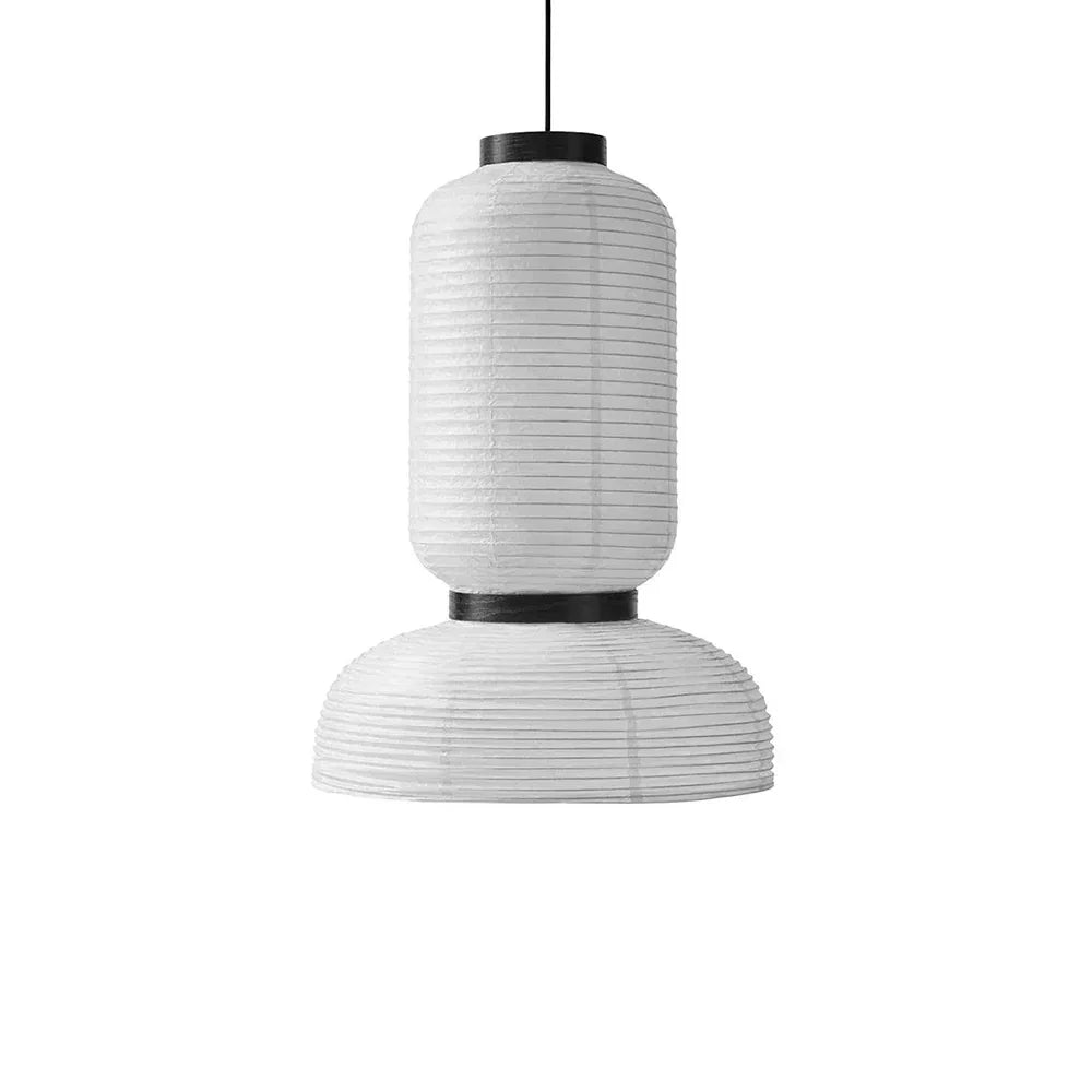 Rice Paper Lantern Oak Pendant Lamp