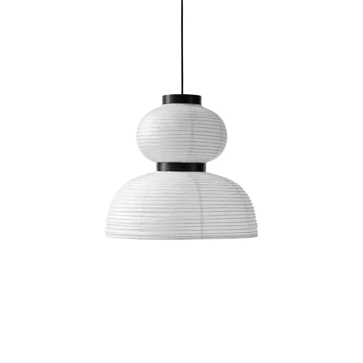 Rice Paper Lantern Oak Pendant Lamp – Oak detail 34