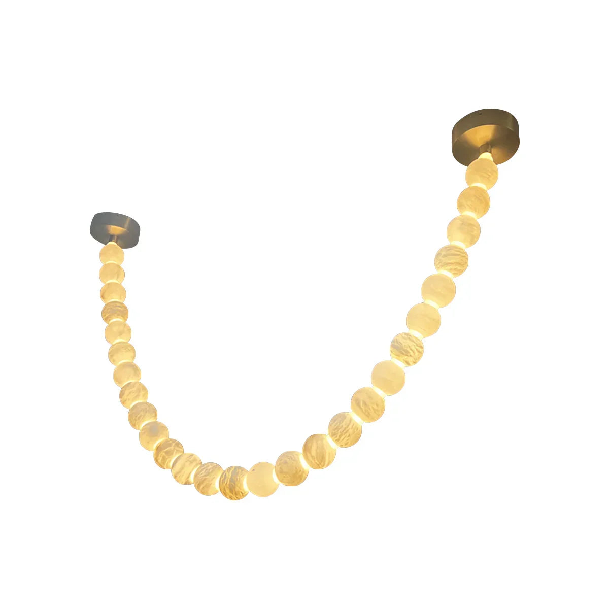 Liora Beaded Alabaster Swag Chandelier – Alabaster detail 28