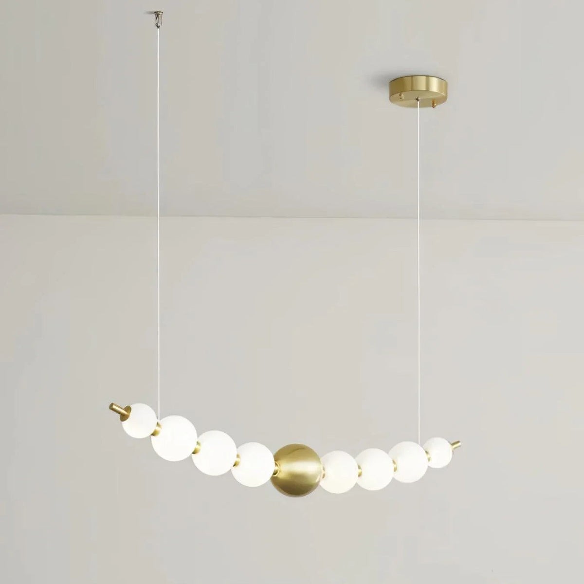 Pearl Chain Brass Pendant Lamp – Brass detail 34