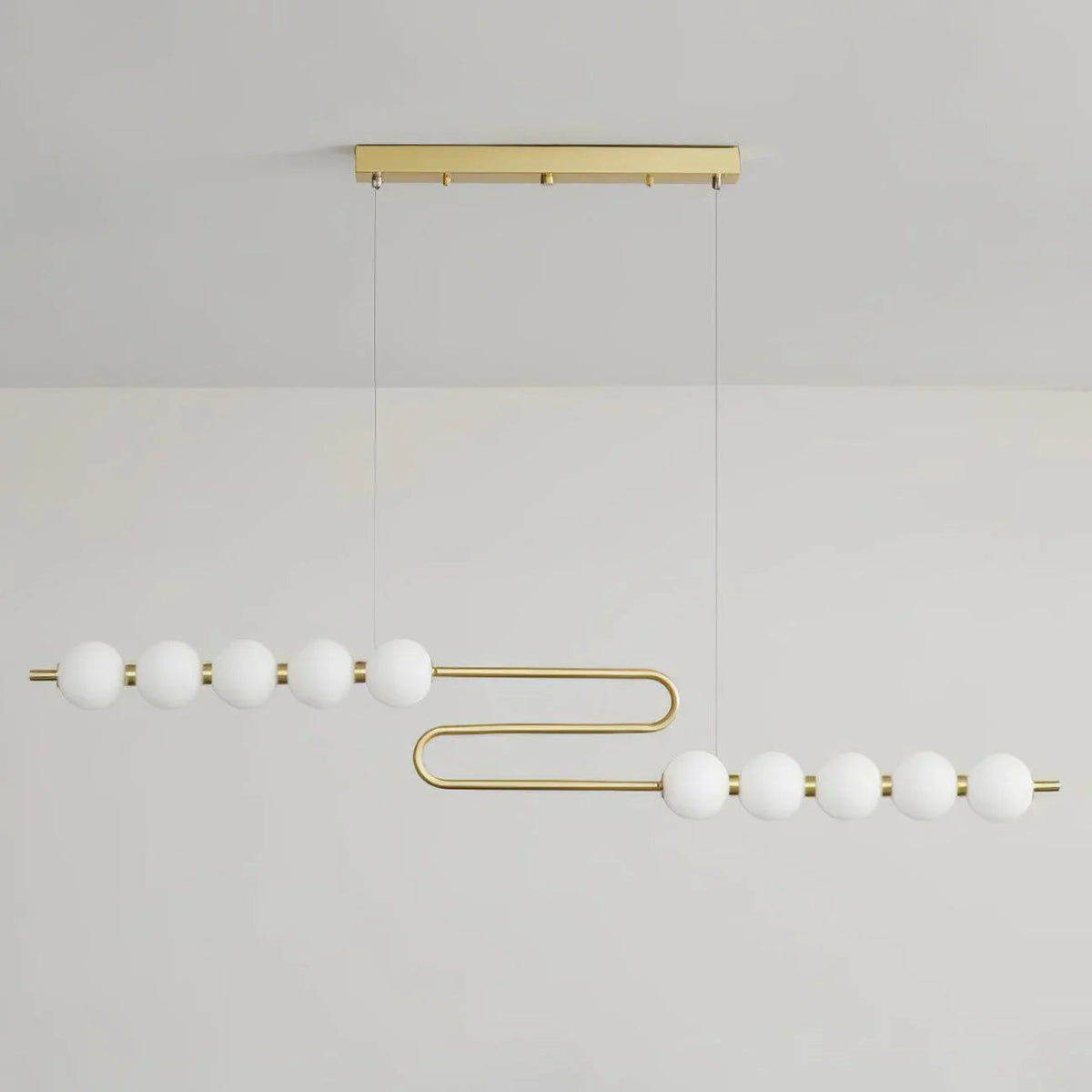 Pearl Chain Brass Pendant Lamp – Brass detail 30