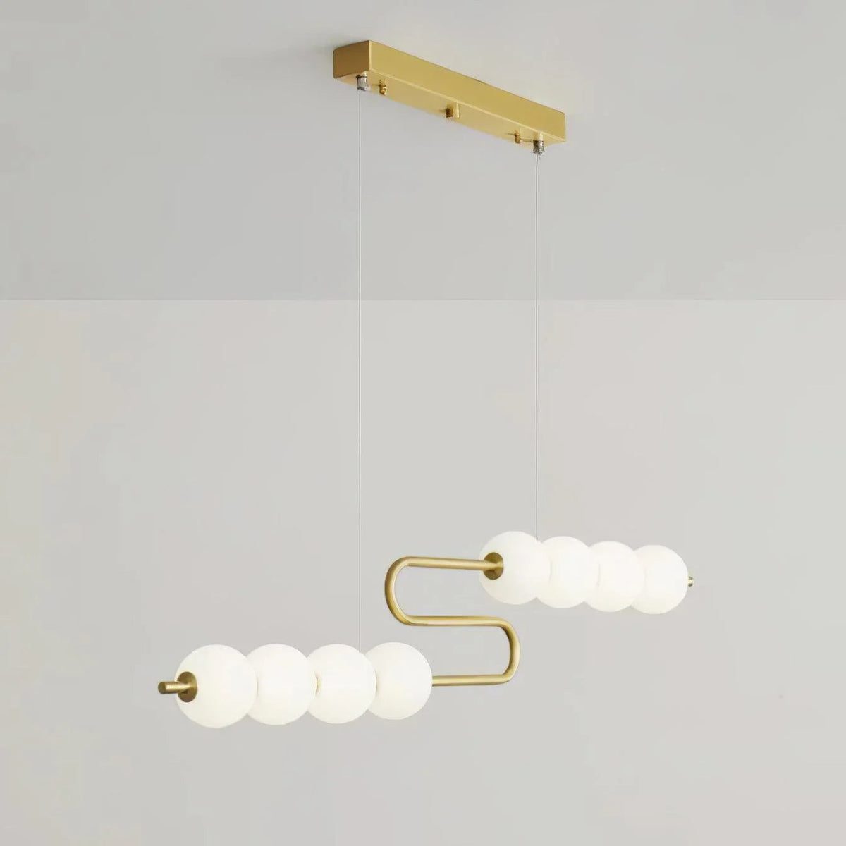Pearl Chain Brass Pendant Lamp – Brass detail 26