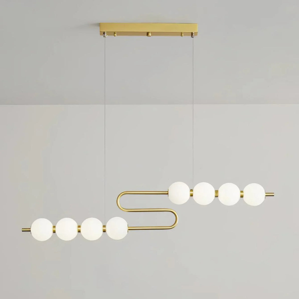 Pearl Chain Brass Pendant Lamp – Brass detail 23