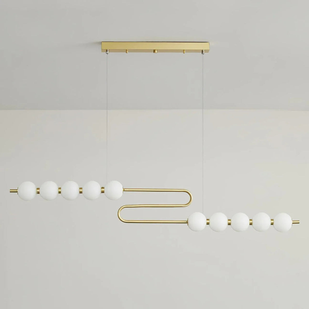 Pearl Chain Brass Pendant Lamp – Brass detail 39