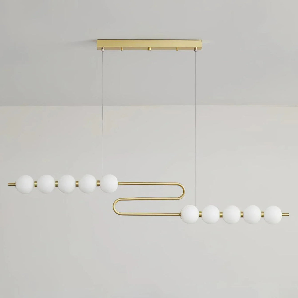 Pearl Chain Brass Pendant Lamp – Brass detail 27
