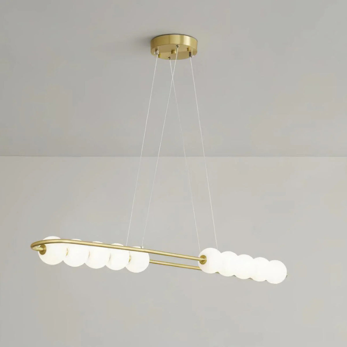 Pearl Chain Brass Pendant Lamp – Brass detail 40