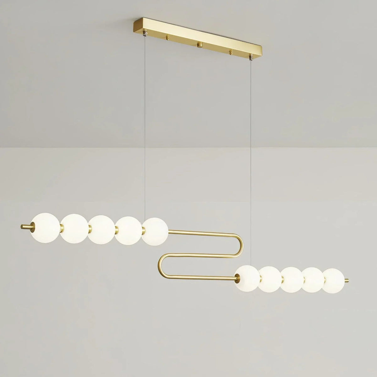 Pearl Chain Brass Pendant Lamp – Brass detail 17