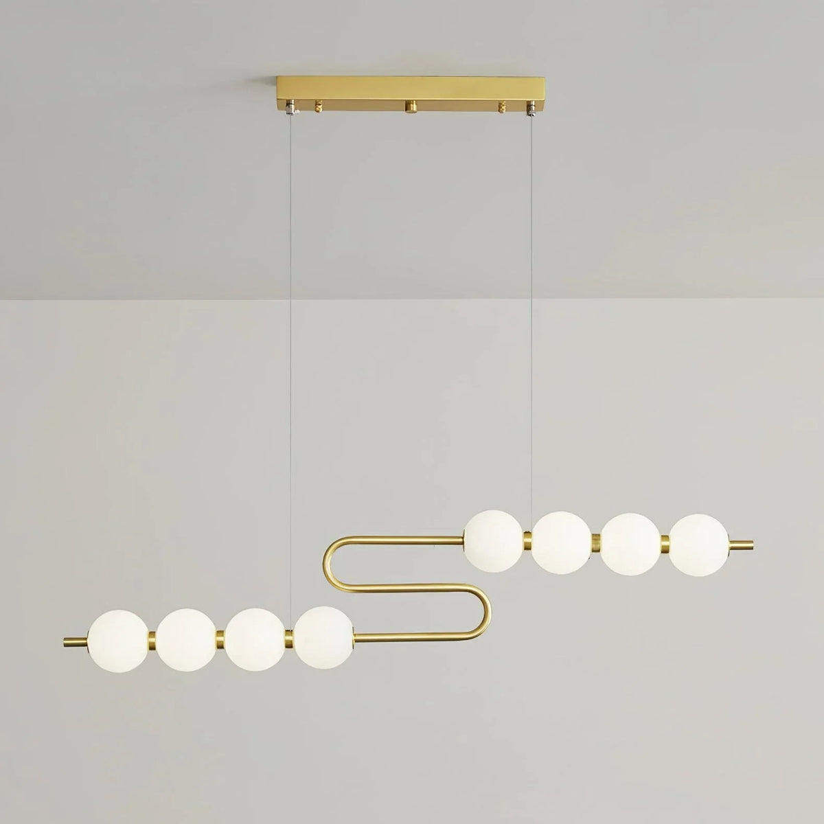 Pearl Chain Brass Pendant Lamp – Brass detail 19