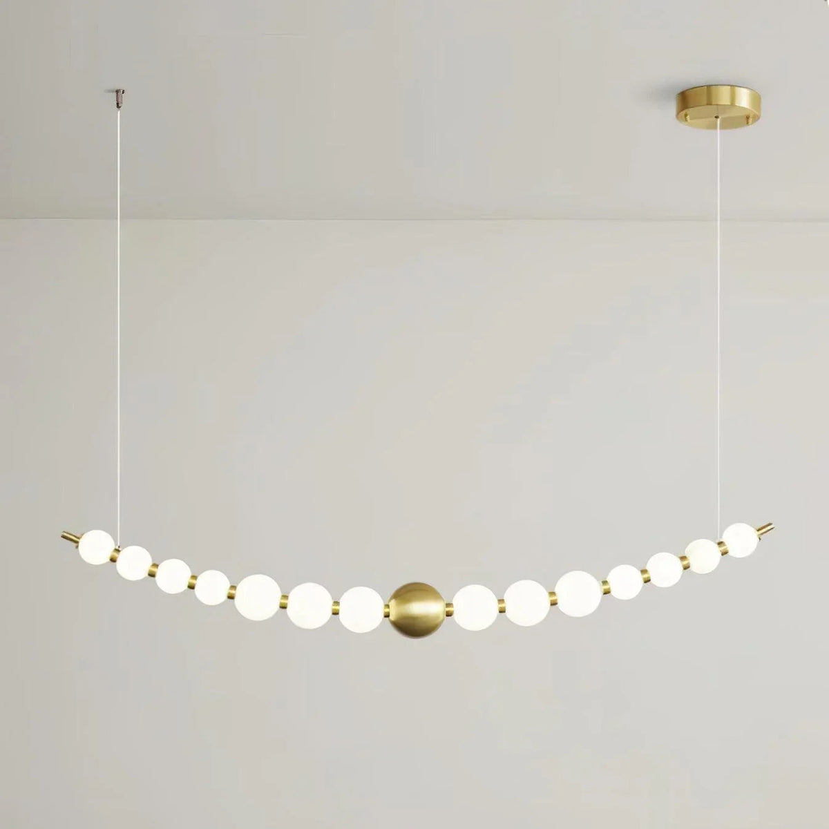 Pearl Chain Brass Pendant Lamp – Brass detail 29