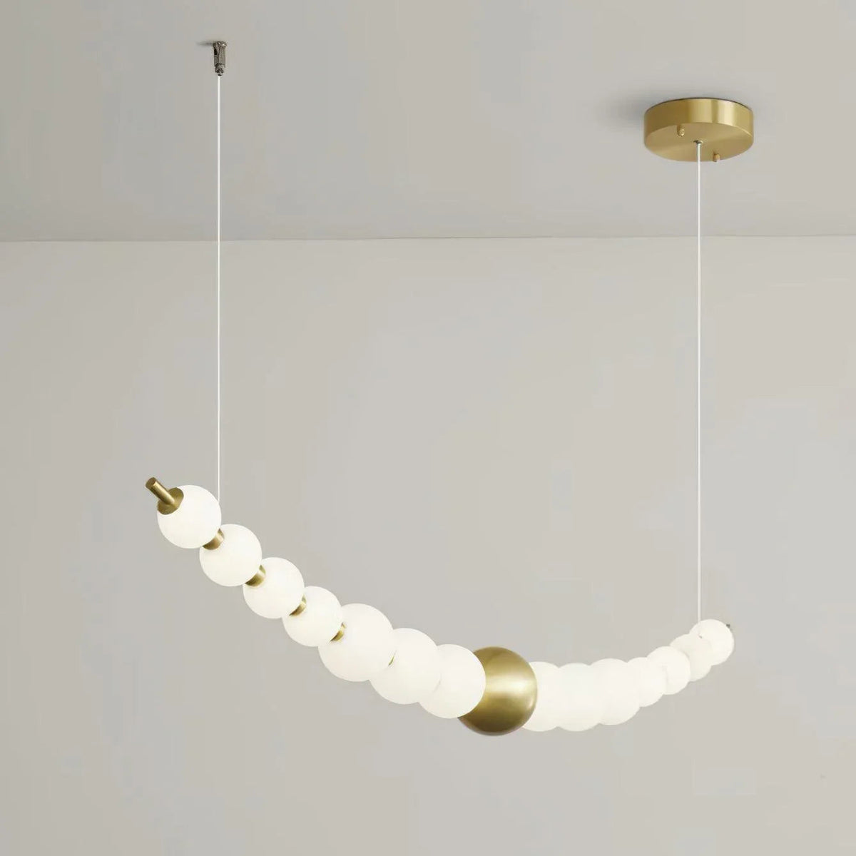 Pearl Chain Brass Pendant Lamp – Brass detail 31