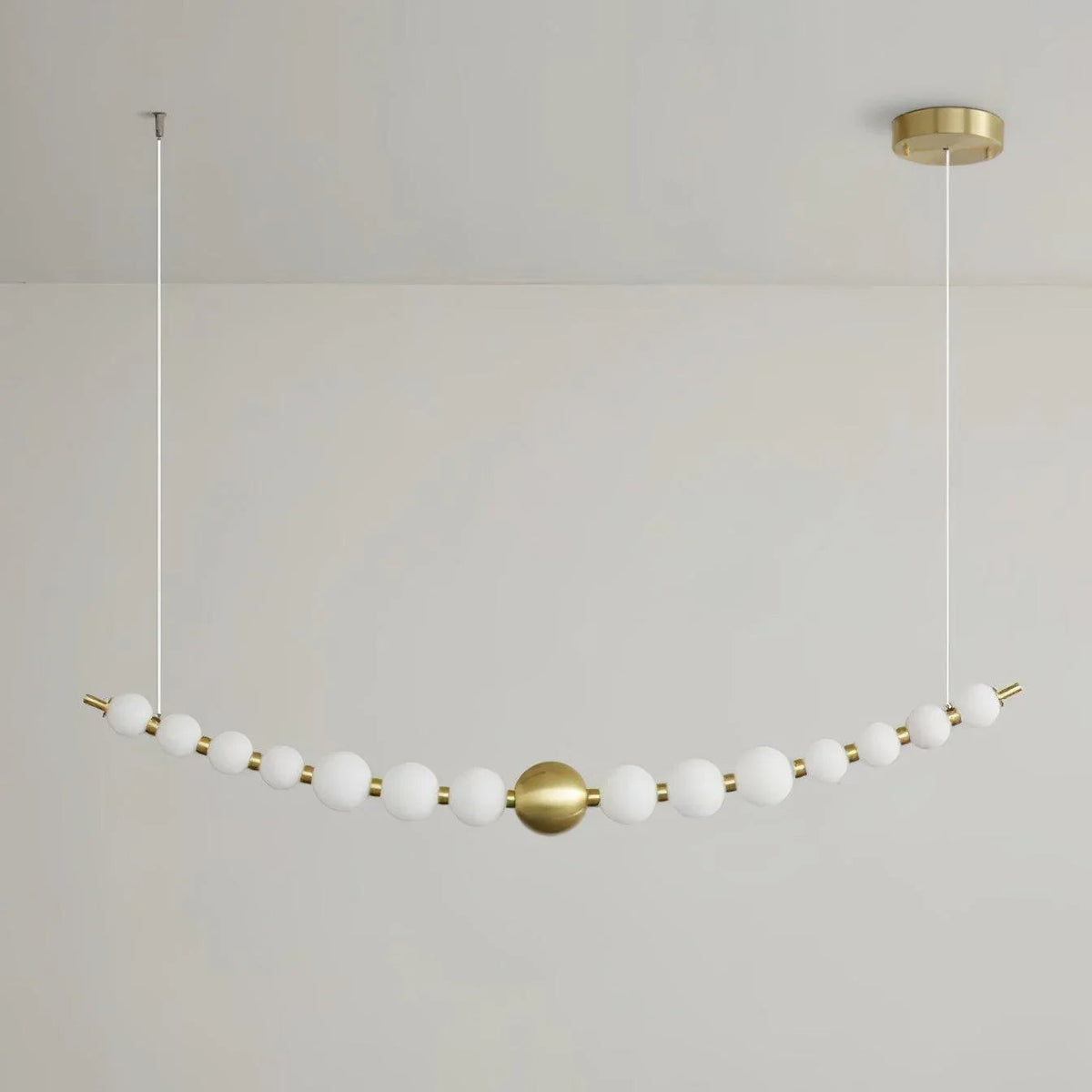 Pearl Chain Brass Pendant Lamp – Brass detail 32