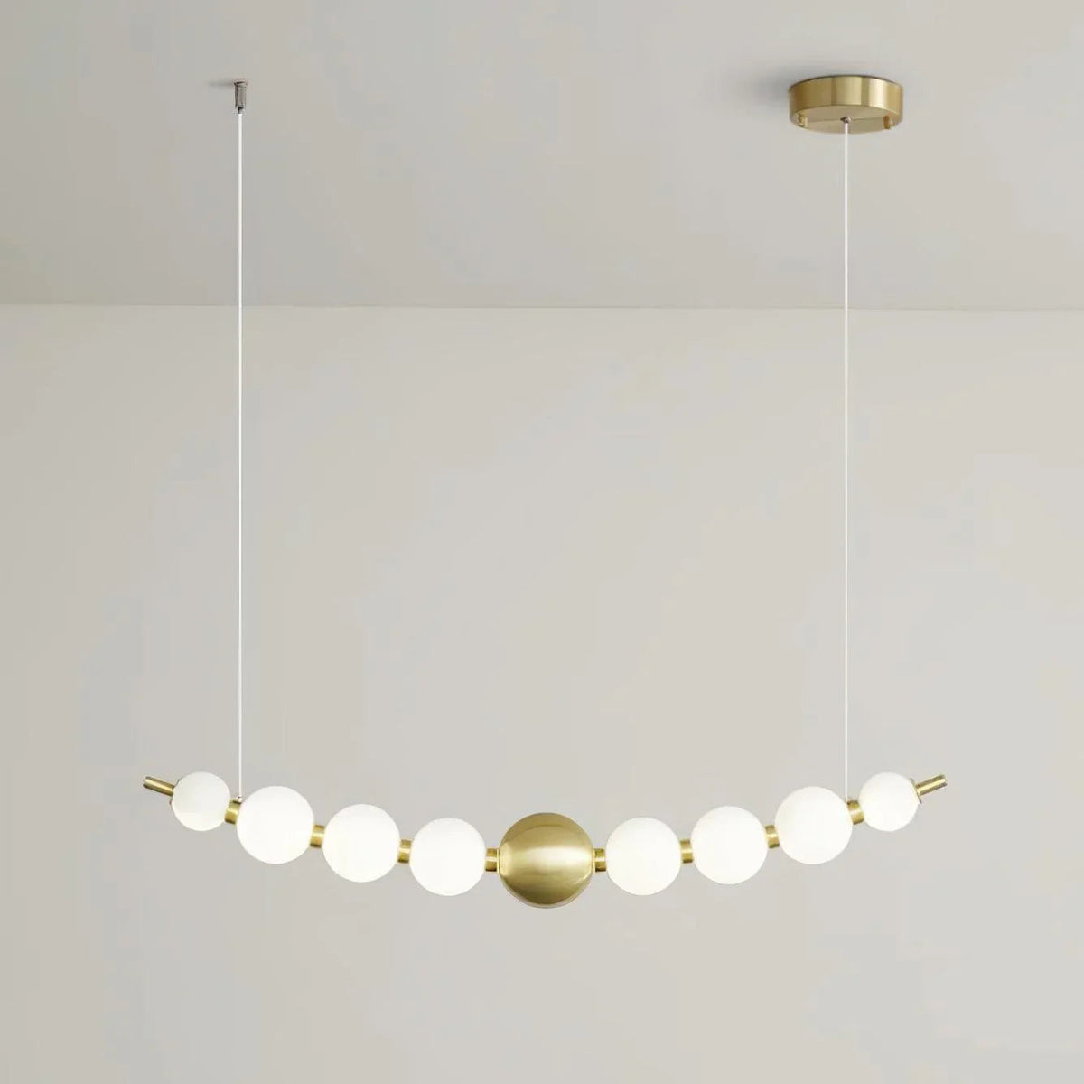 Pearl Chain Brass Pendant Lamp – Brass detail 33