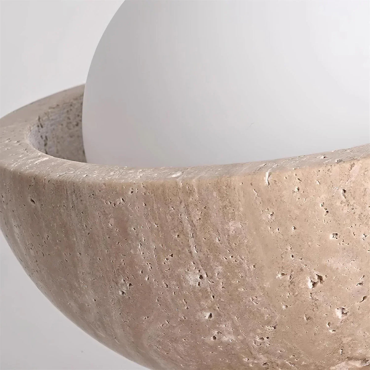 Piedra Travertine Ceiling Light – Travertine detail 18