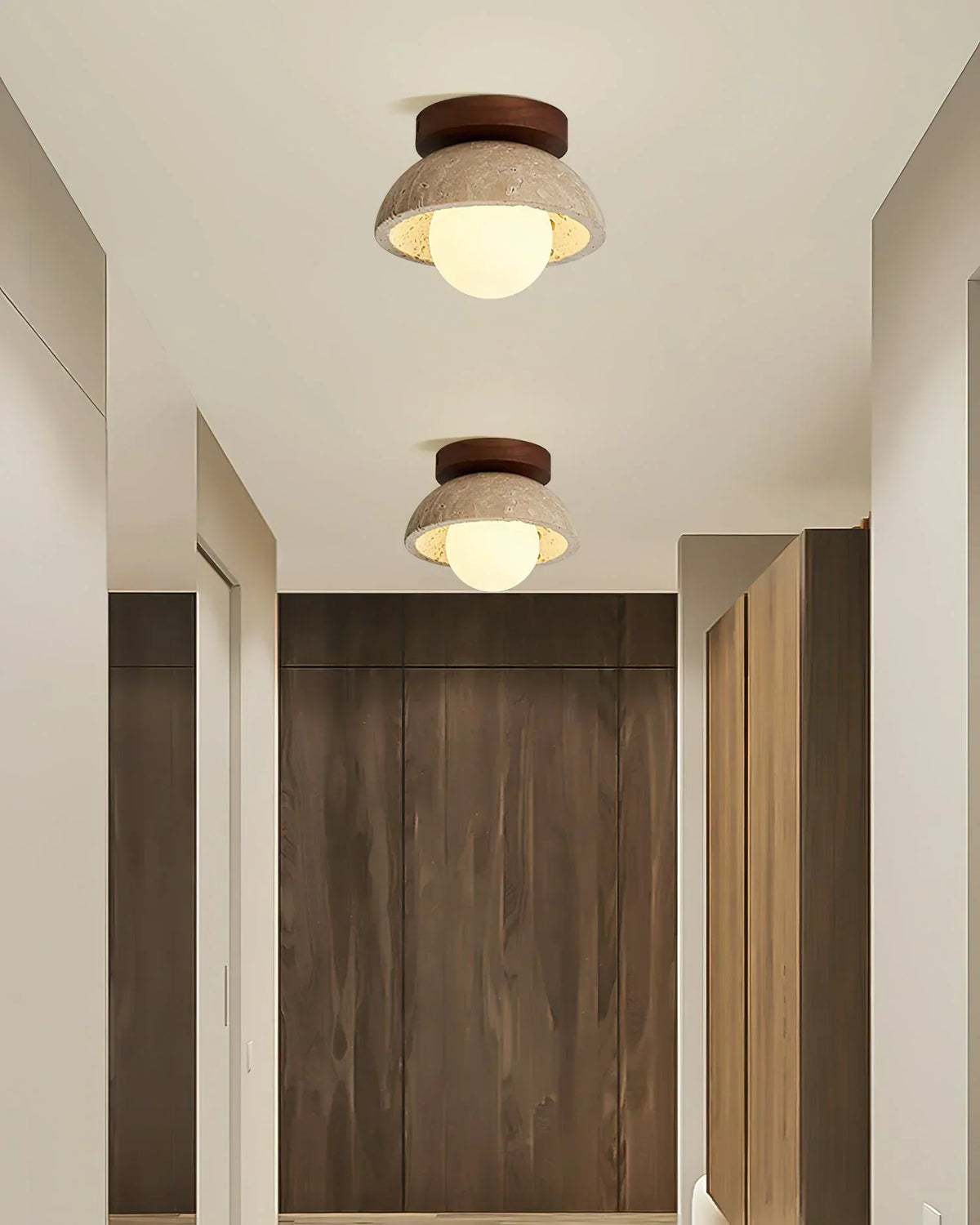 Piedra Travertine Ceiling Light – Travertine detail 13