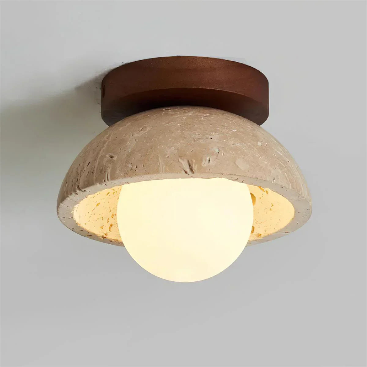 Piedra Travertine Ceiling Light – Travertine detail 22