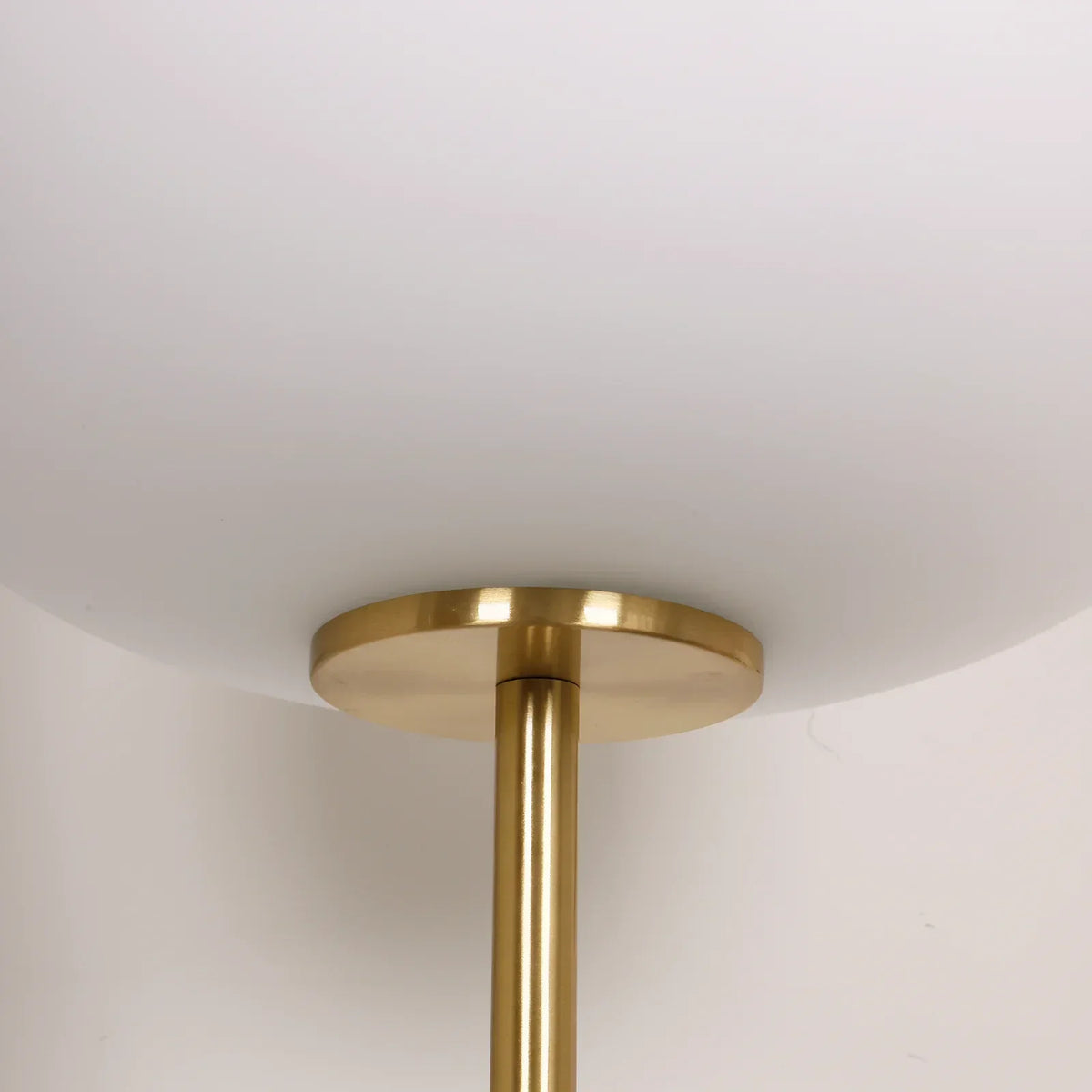 Pillar Lumina Glass Orb Travertine Floor Lamp – Travertine detail 15