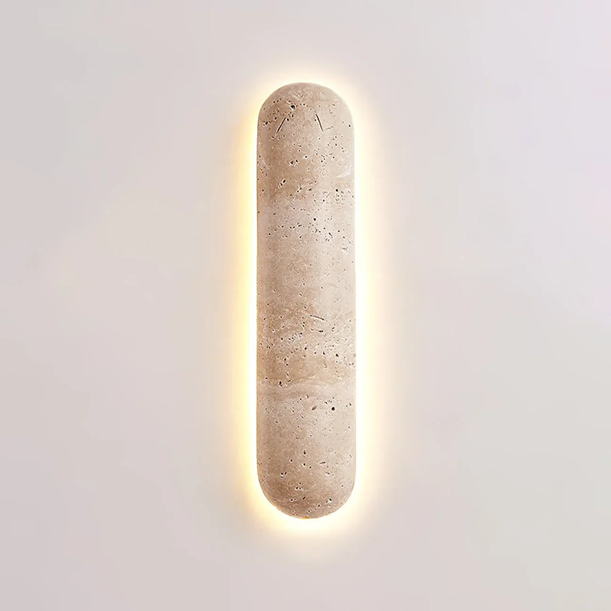 Pills Travertine Liora Wall Sconce – Travertine detail 11
