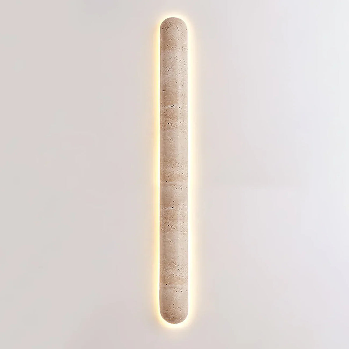 Pills Travertine Liora Wall Sconce – Travertine detail 14