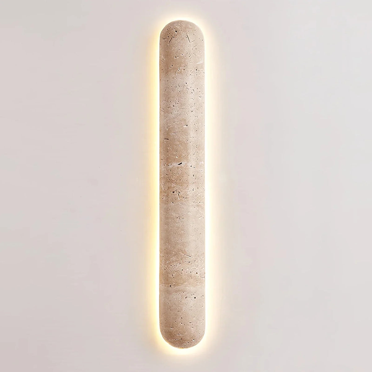 Pills Travertine Liora Wall Sconce – Travertine detail 12