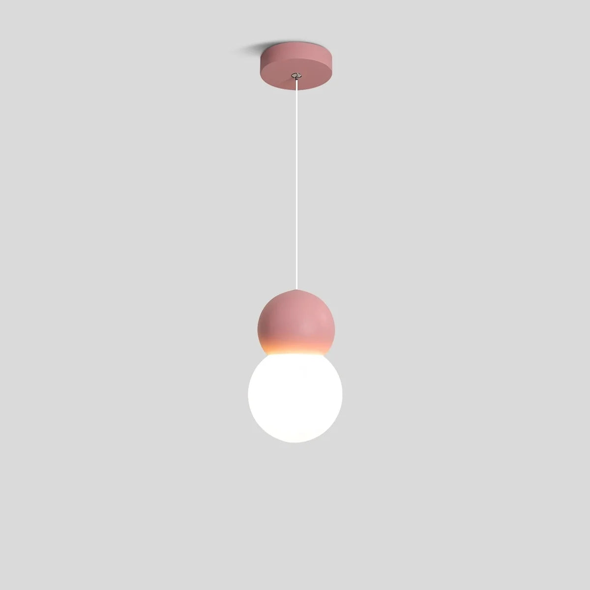 Cream Style Globe Pendant Light Small Bedside Lamp – detail 13