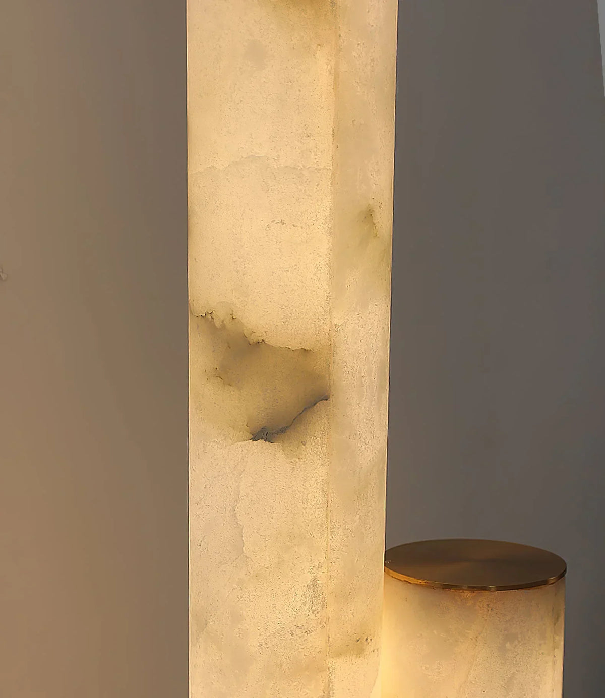 Piped Alabaster Floor Lamp – Alabaster detail 20