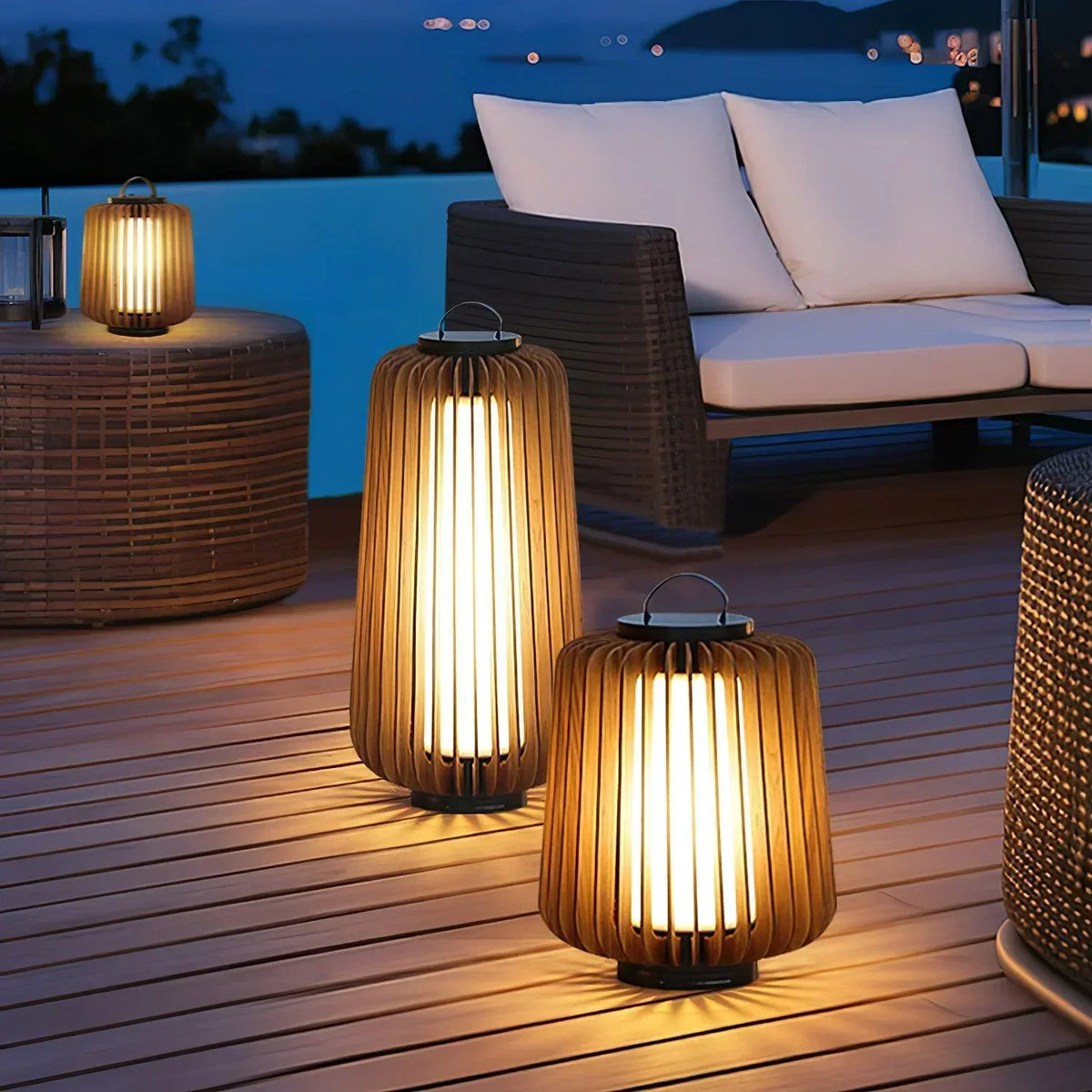 Portable Lantern Landing Outdoor Steel Light – Steel detail 15