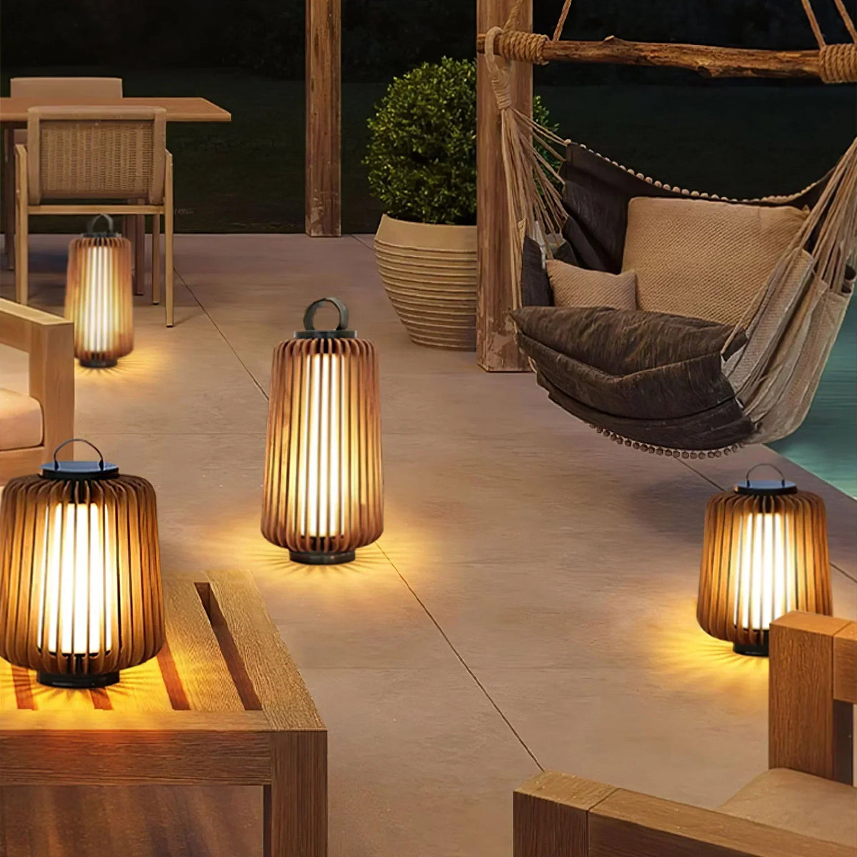 Portable Lantern Landing Outdoor Steel Light – Steel detail 7