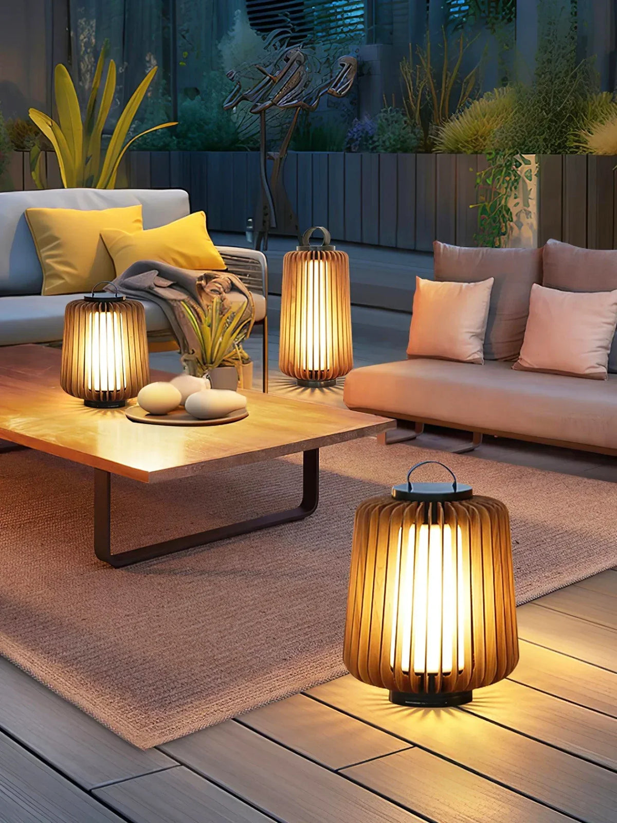 Portable Lantern Landing Outdoor Steel Light – Steel detail 11
