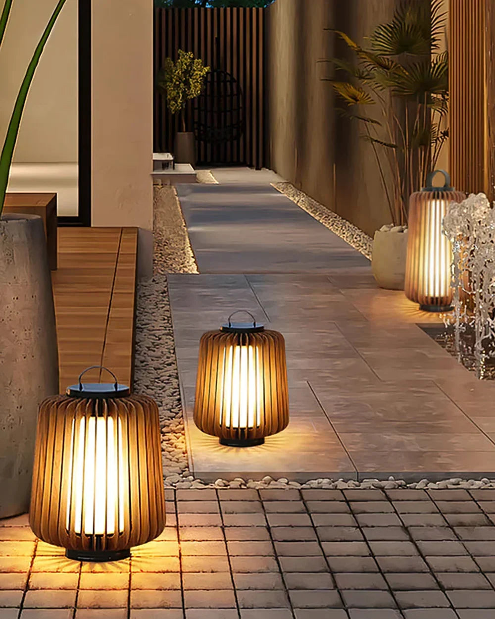 Portable Lantern Landing Outdoor Steel Light – Steel detail 5