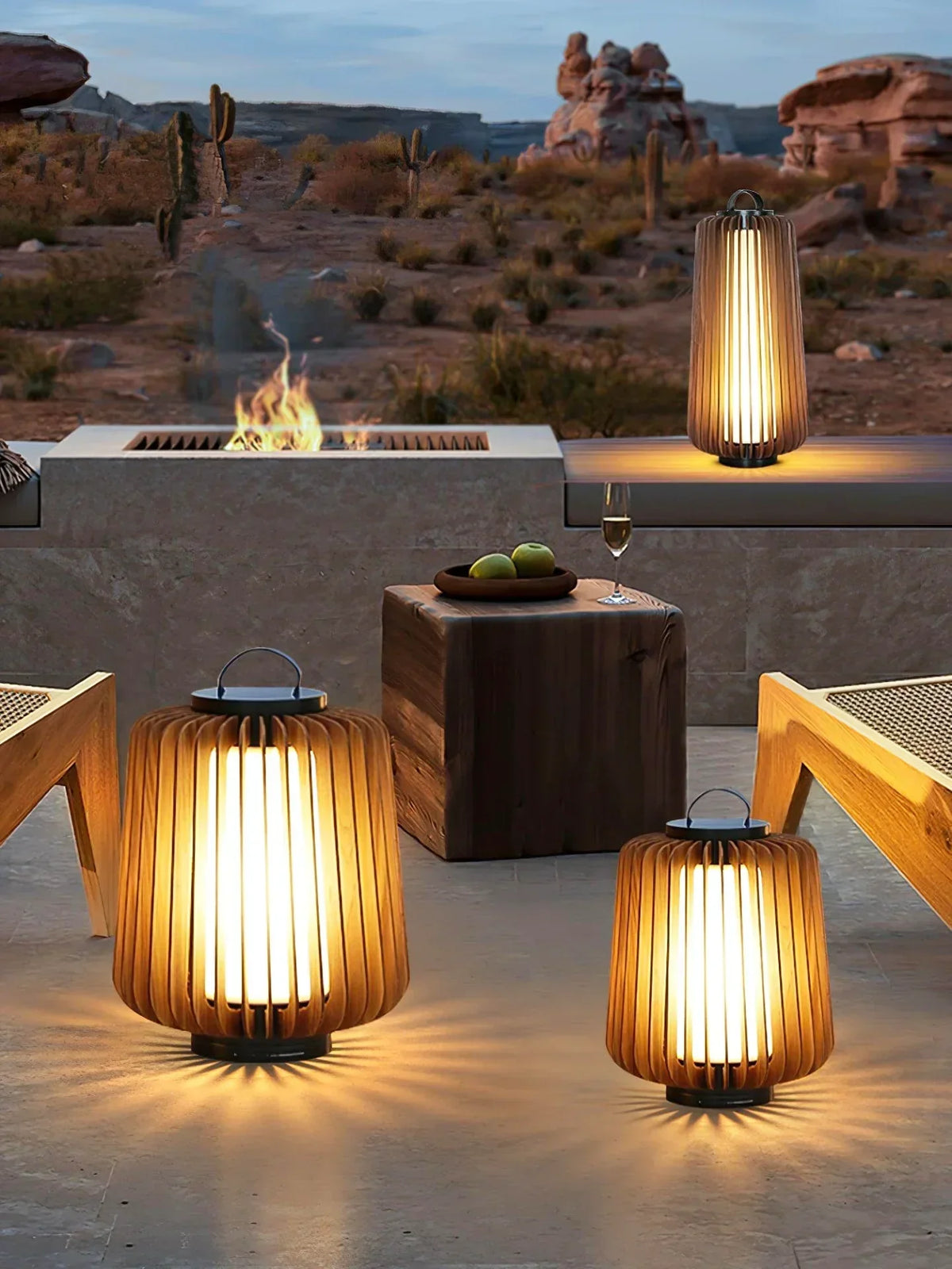 Portable Lantern Landing Outdoor Steel Light – Steel detail 12
