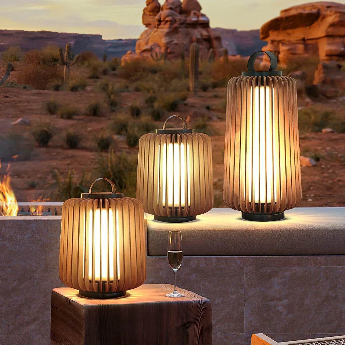 Portable Lantern Landing Outdoor Steel Light – Steel detail 13