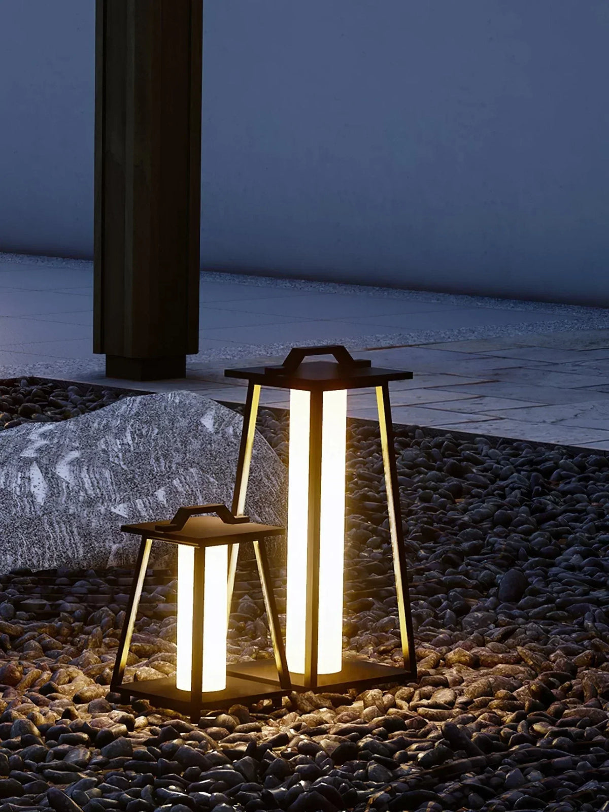 Portable Roam Landing Outdoor Steel Light – Steel detail 4