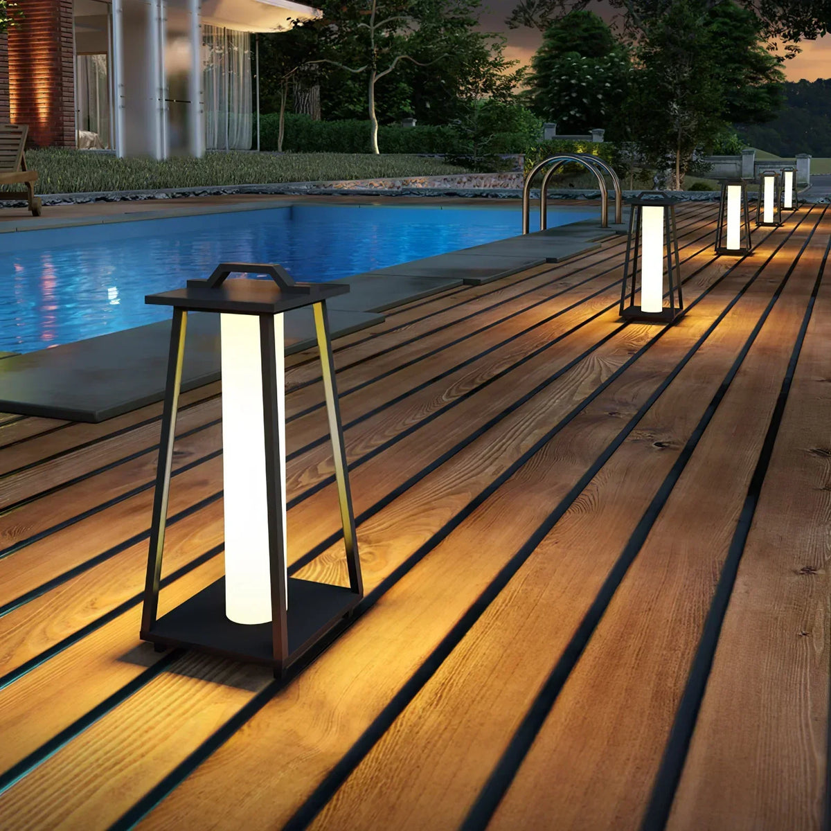 Portable Roam Landing Outdoor Steel Light – Steel detail 12