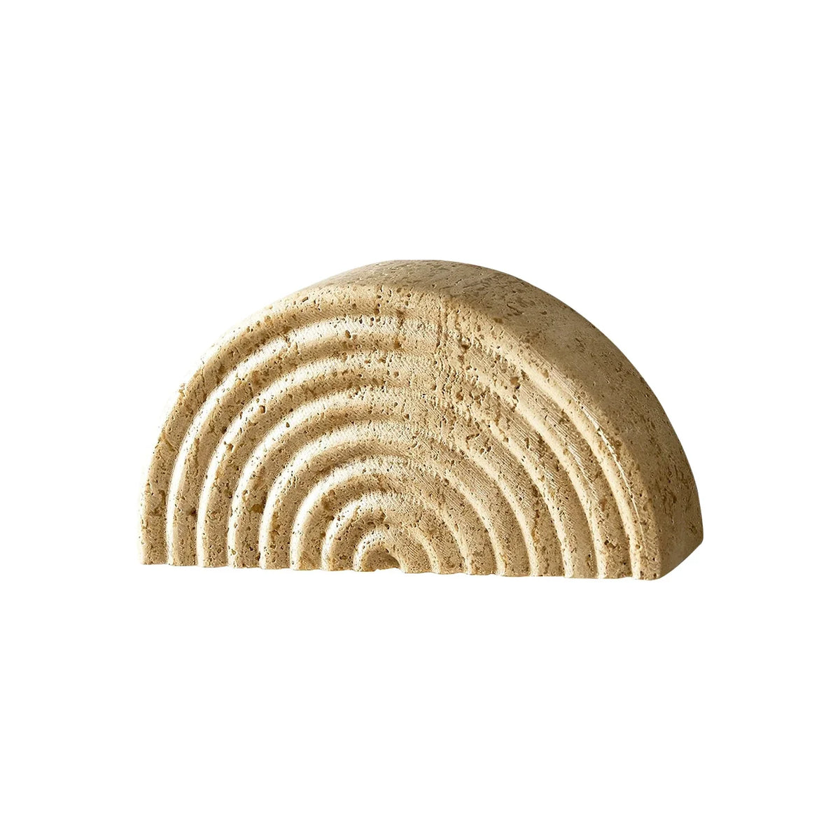 Rainbow Arched Travertine Wall Lamp – Travertine detail 17