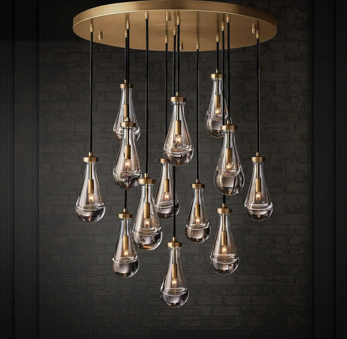 Raindrop Linear Crystal Chandelier – Crystal detail 33