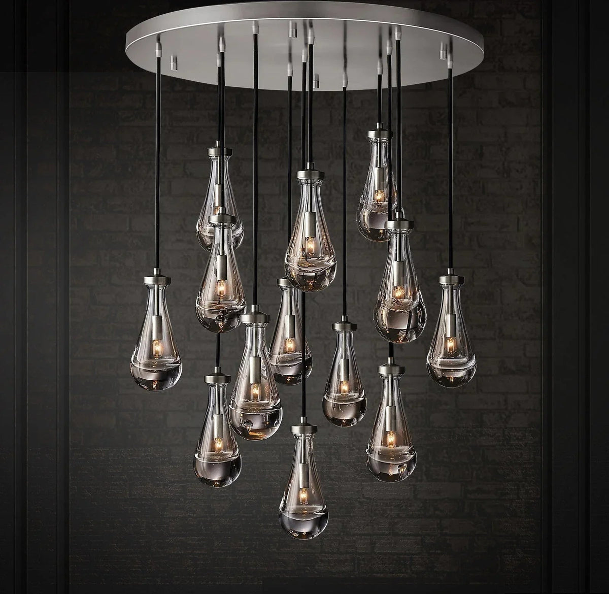 Raindrop Linear Crystal Chandelier – Crystal detail 31