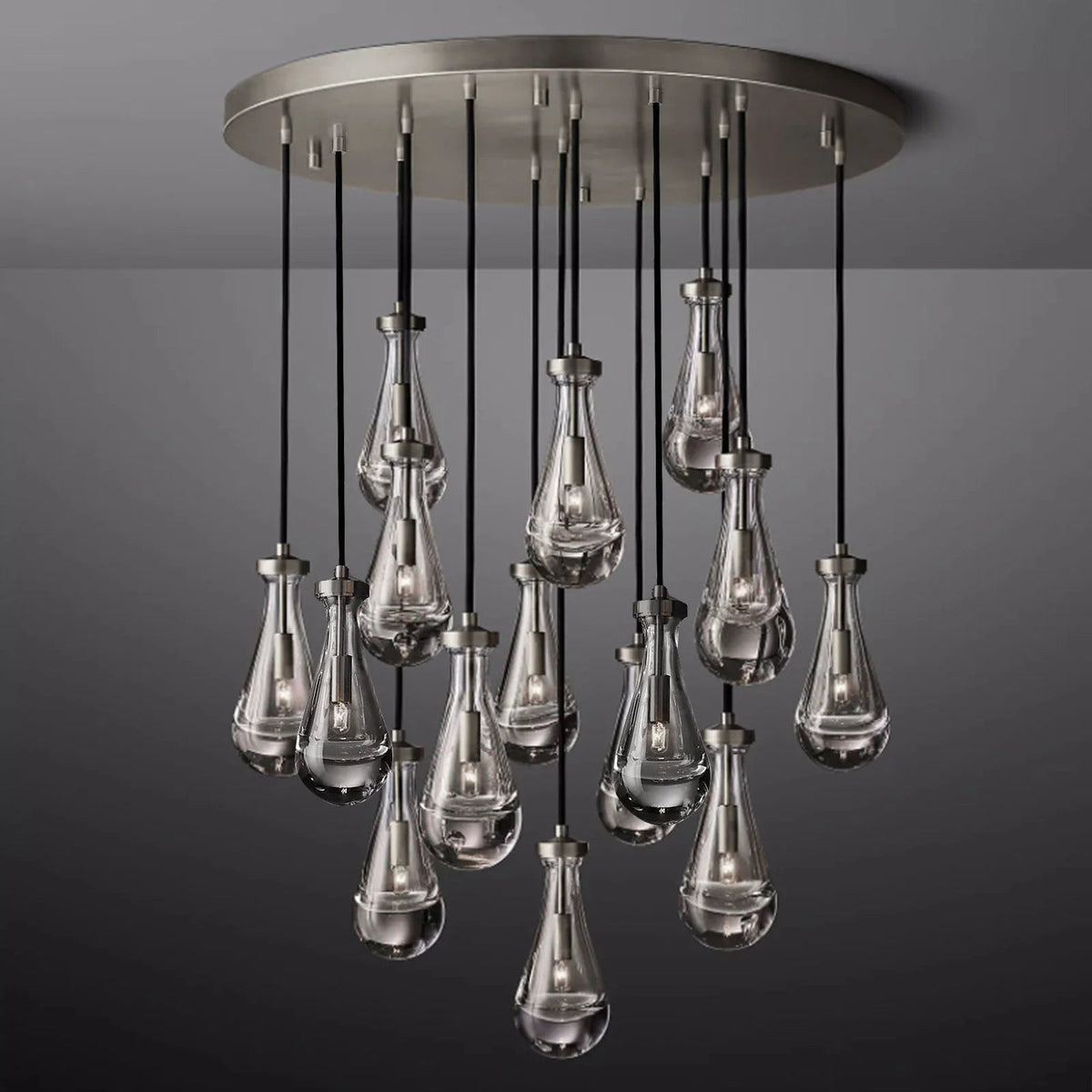 Raindrop Linear Crystal Chandelier – Crystal detail 34