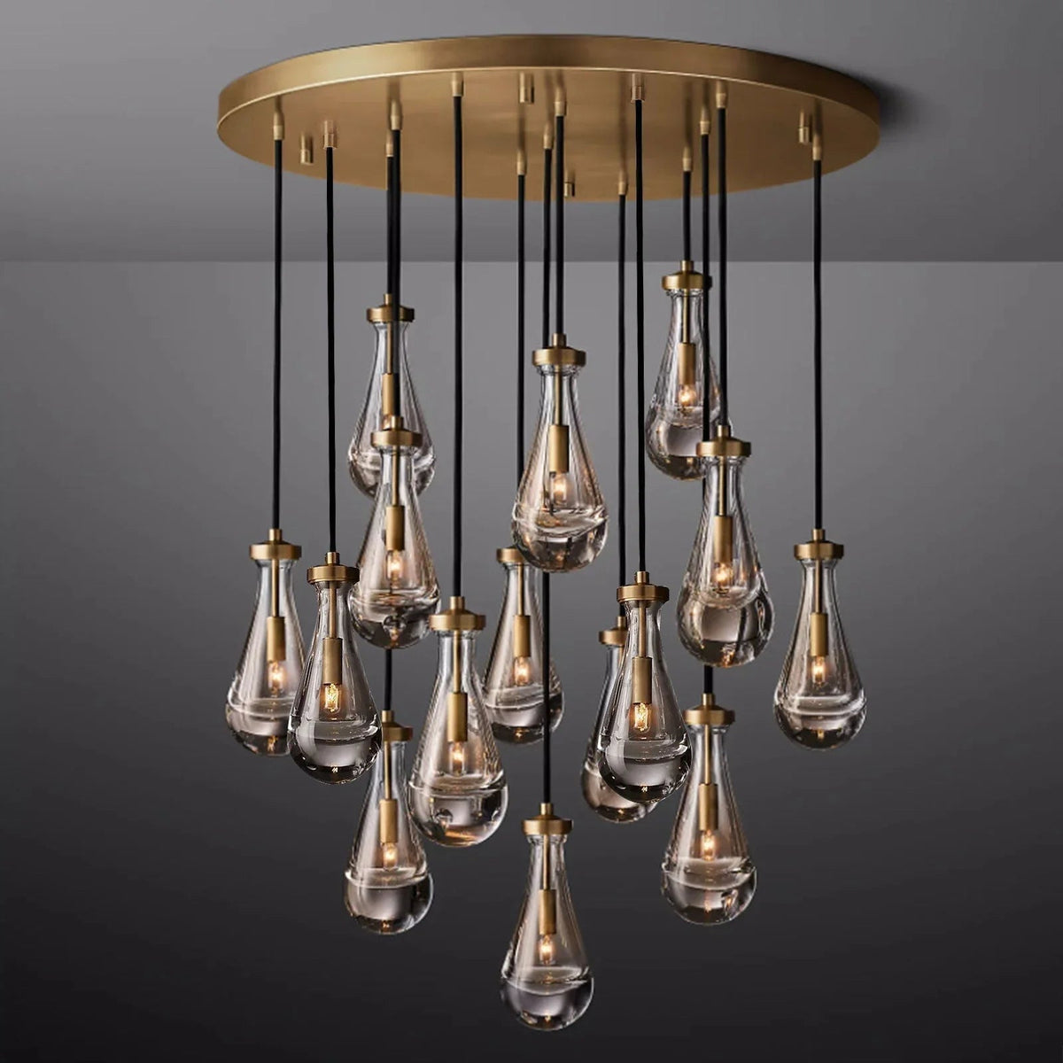 Raindrop Linear Crystal Chandelier – Crystal detail 32