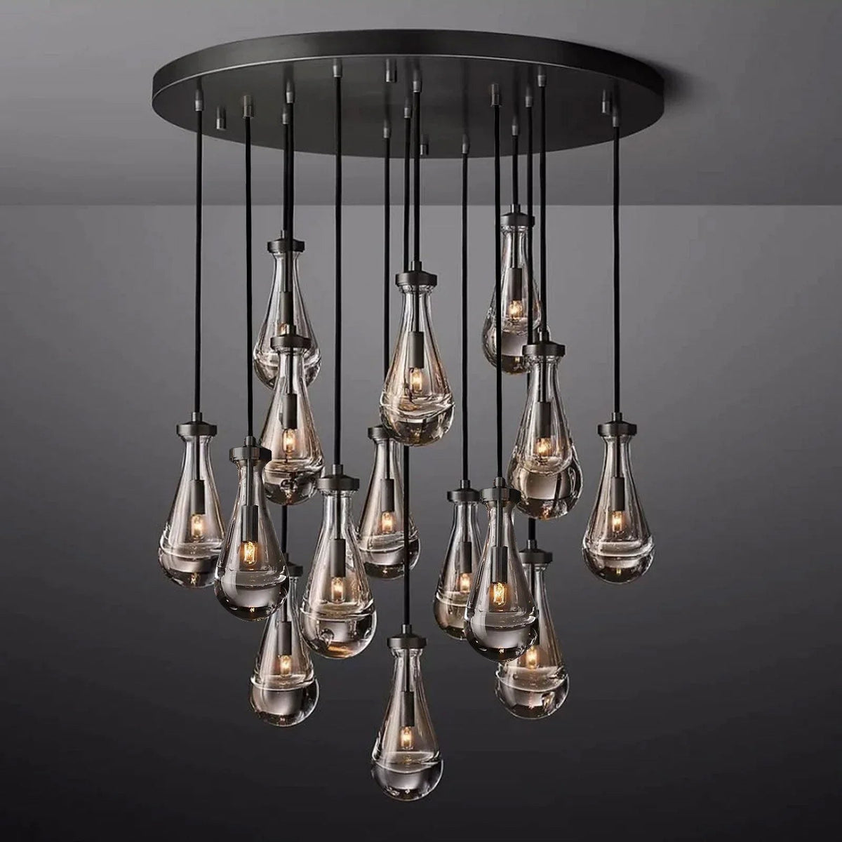 Raindrop Linear Crystal Chandelier – Crystal detail 29