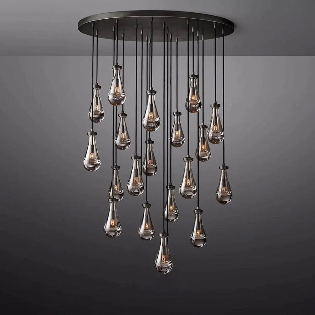 Raindrop Linear Crystal Chandelier – Crystal detail 36