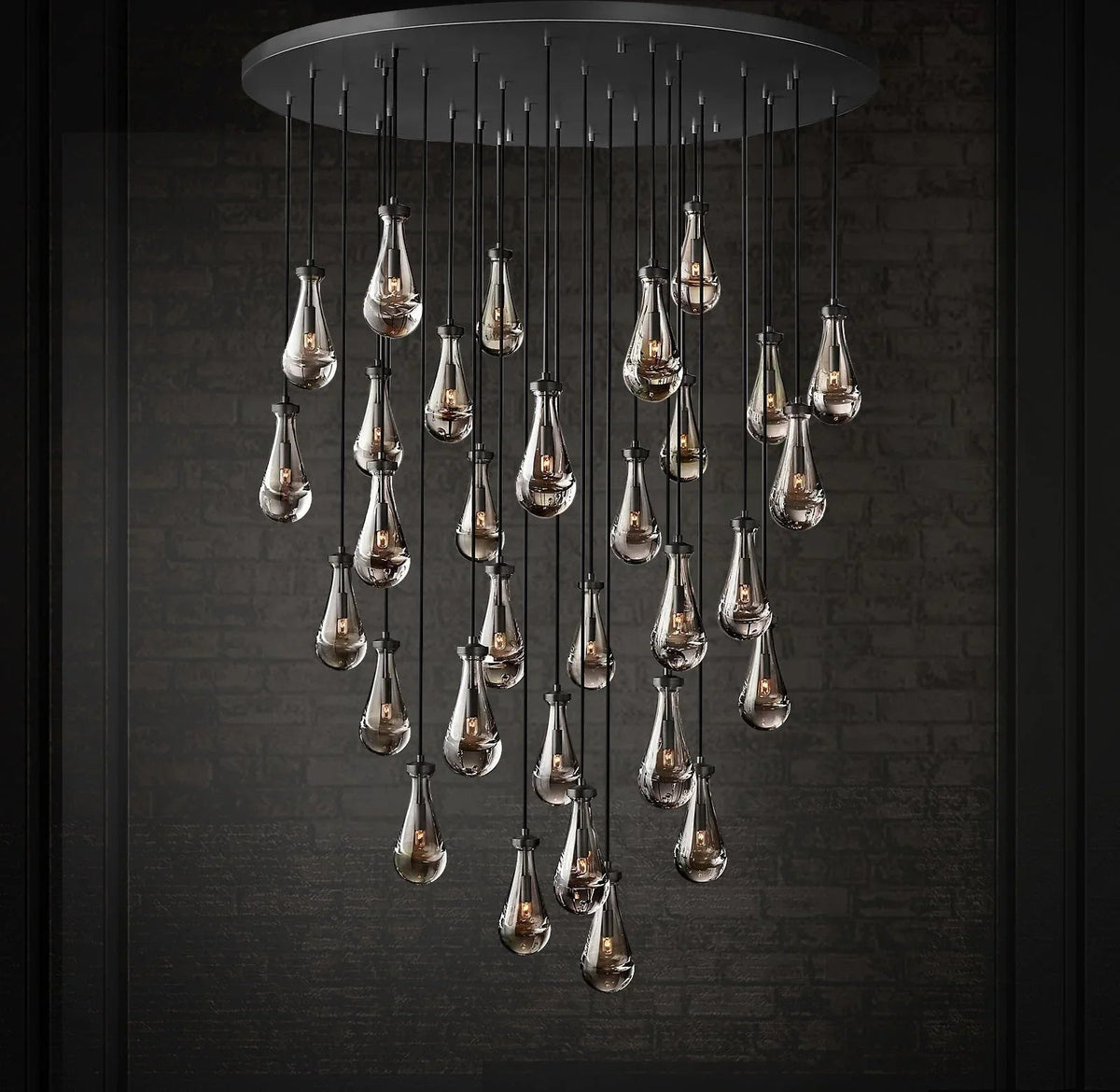 Raindrop Linear Crystal Chandelier – Crystal detail 42