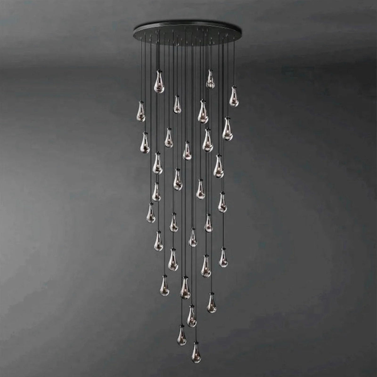 Raindrop Linear Crystal Chandelier – Crystal detail 45