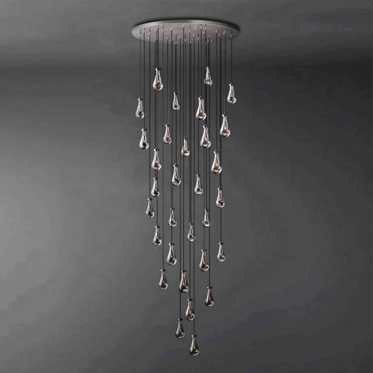 Raindrop Linear Crystal Chandelier – Crystal detail 46