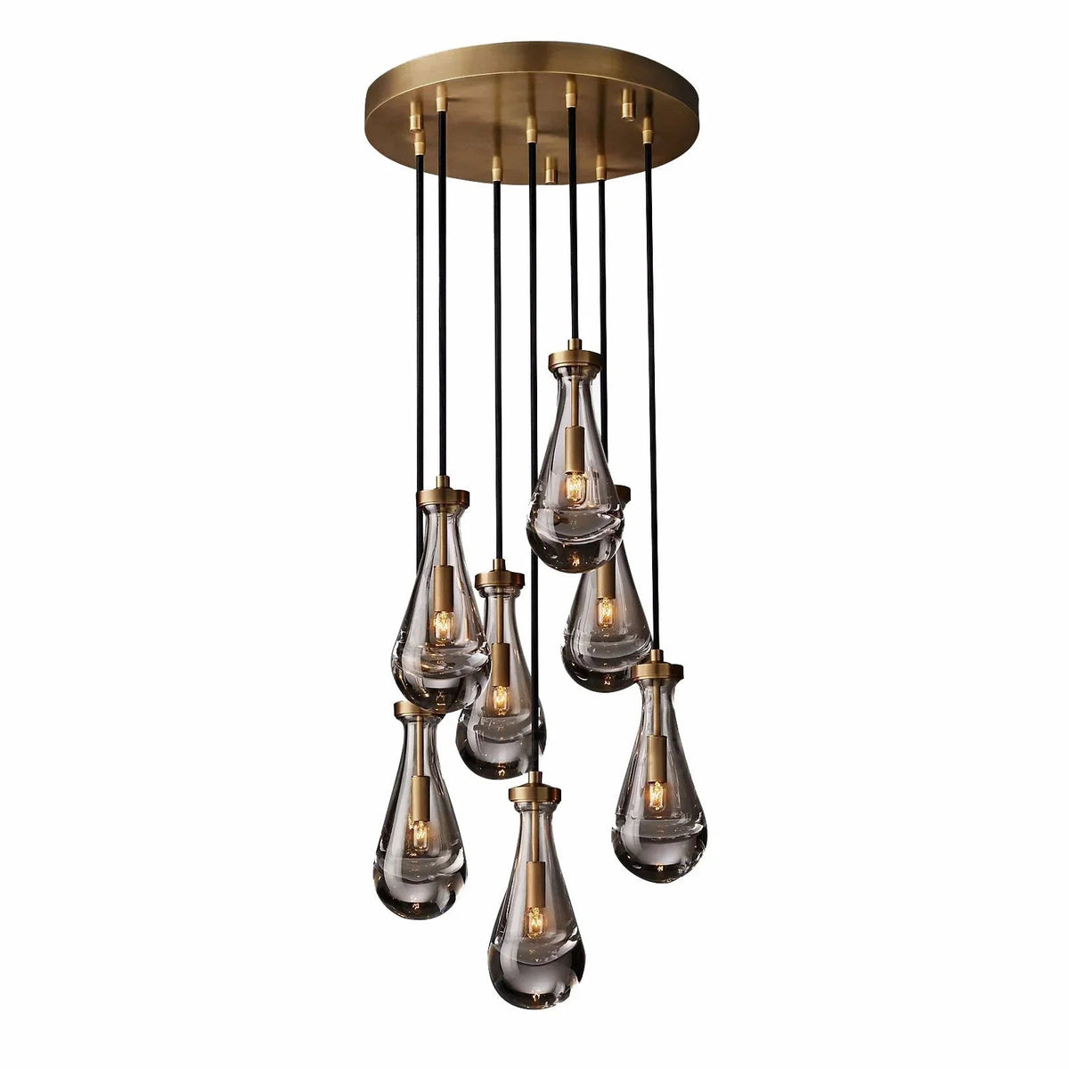 Raindrop Linear Crystal Chandelier – Crystal detail 79