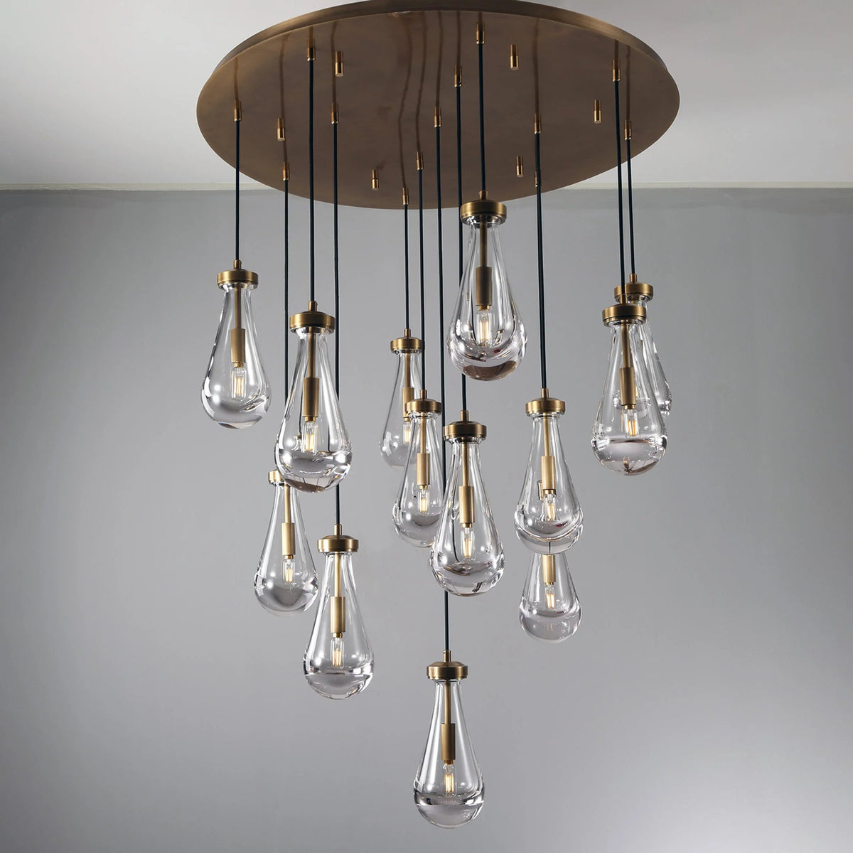 Raindrop Linear Crystal Chandelier – Crystal detail 47