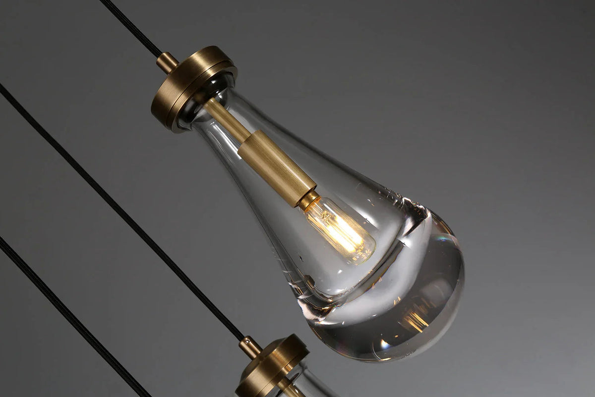 Raindrop Linear Crystal Chandelier – Crystal detail 52