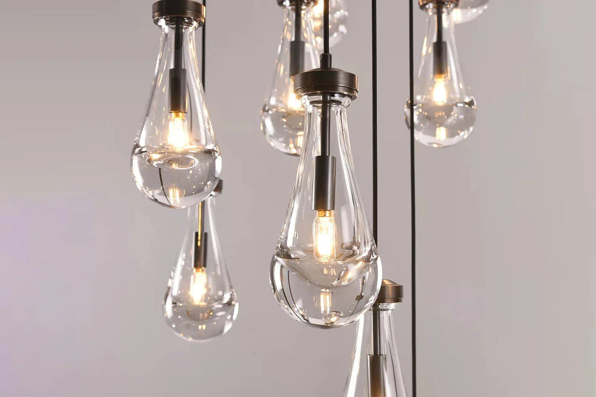 Raindrop Linear Crystal Chandelier – Crystal detail 59