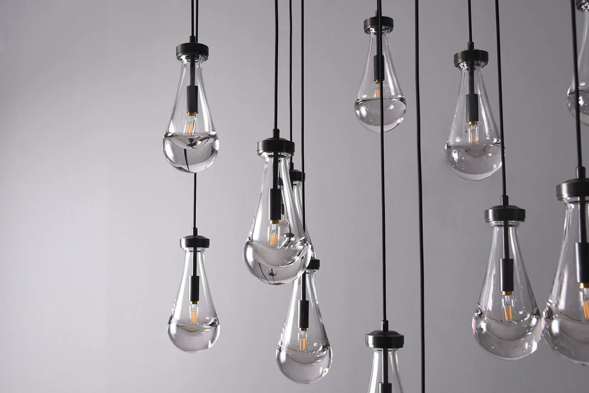 Raindrop Linear Crystal Chandelier – Crystal detail 60