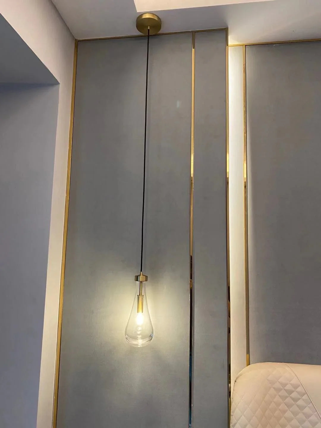 Raindrop Linear Crystal Chandelier – Crystal detail 61